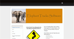 Desktop Screenshot of elephanttracks.net